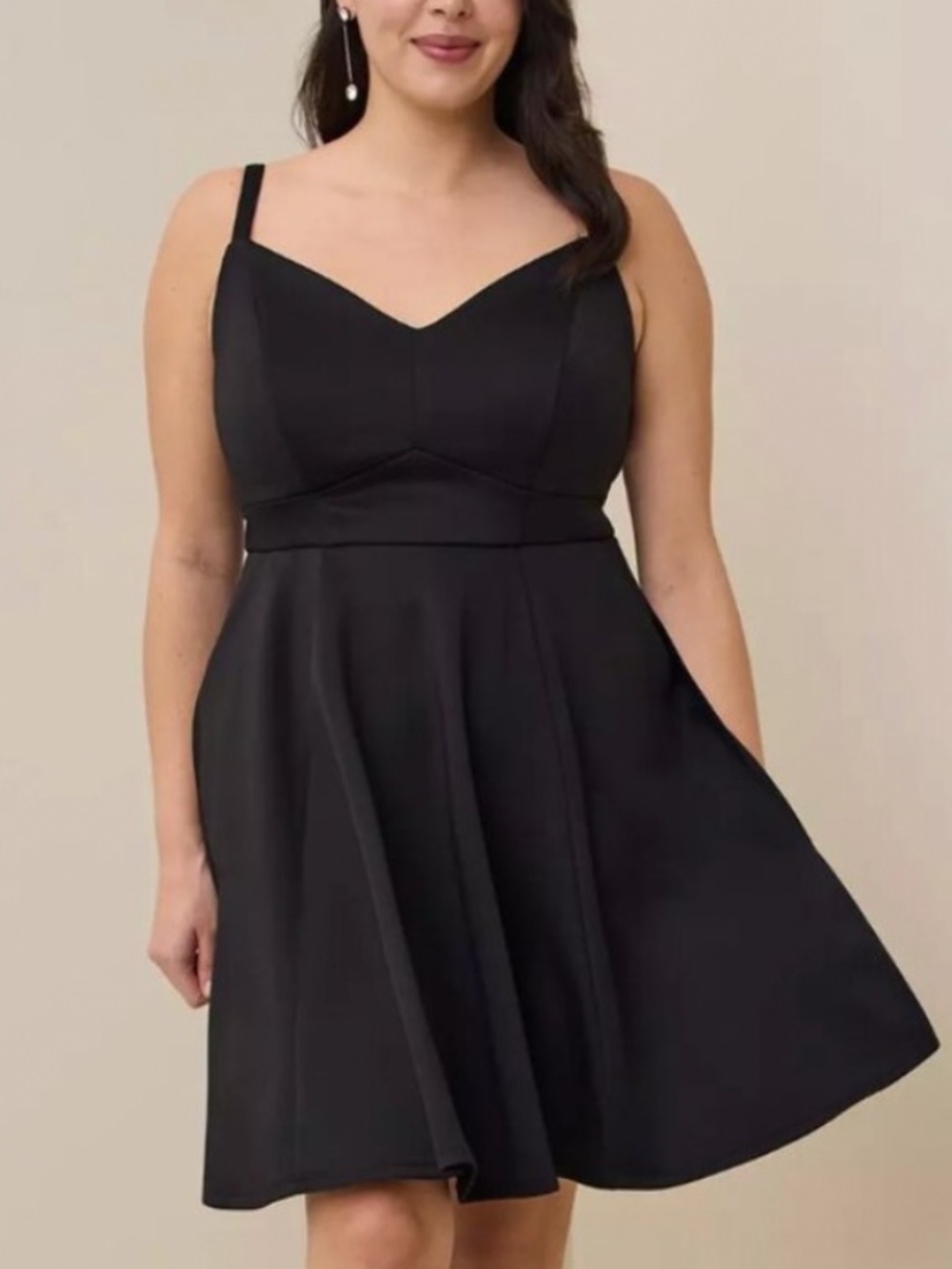 Torrid Mini Lace Up Fit-And-Flare Black Dress Corset Whimsigoth NWT 3X (22-24)